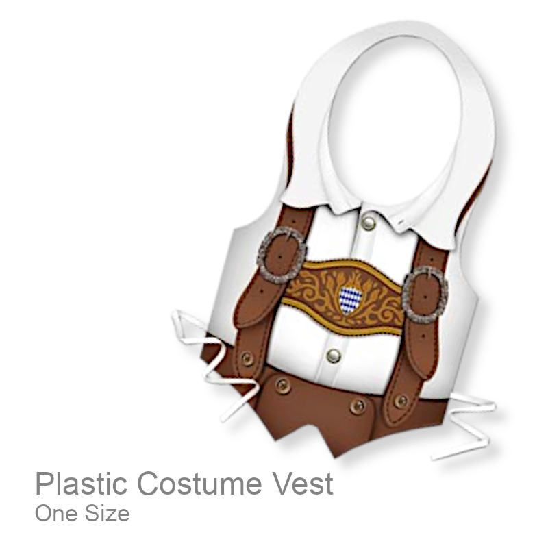 Mens Funny Oktoberfest Costume Vest | Party Supplies