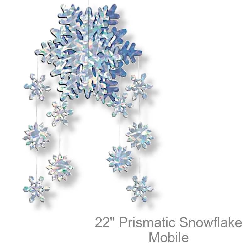 Snowflake Hanging Mobile | Party Decorations