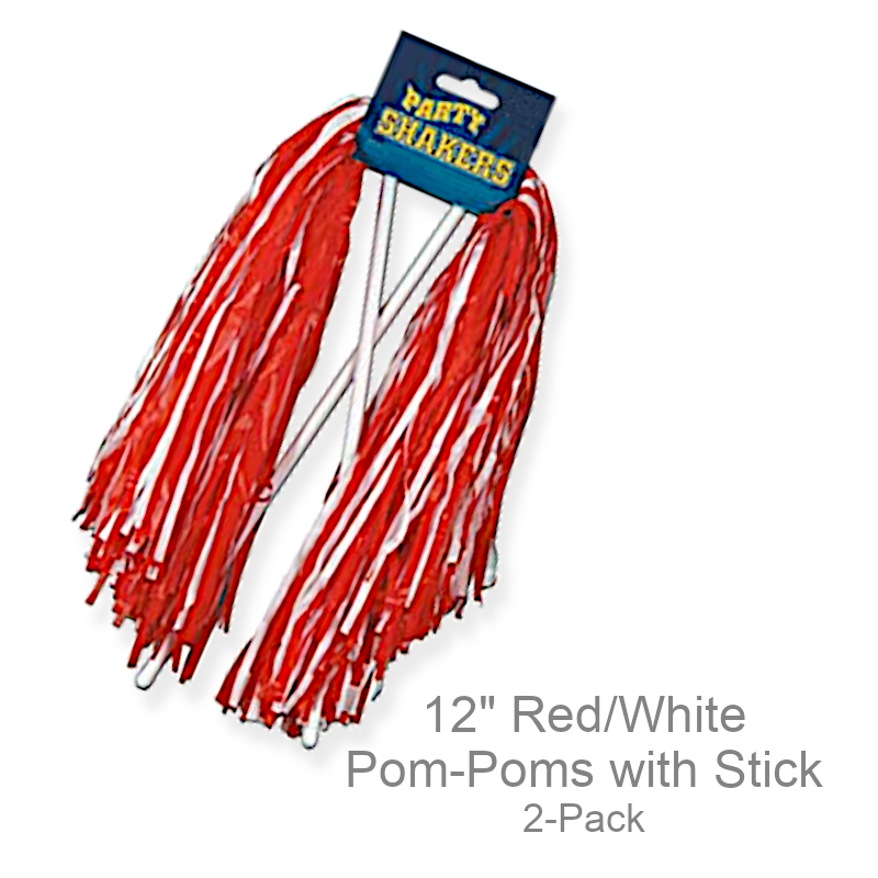 Spirit Cheer Pom-Poms w/Stick | Party Favors