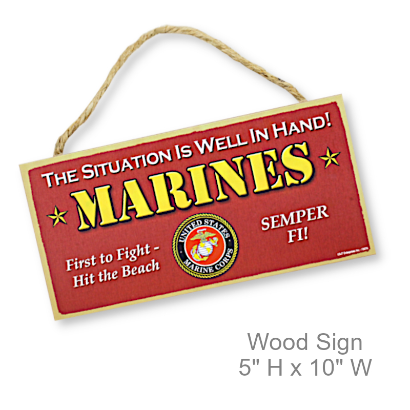 United States Marine Corps Wood Sign | Home Decor