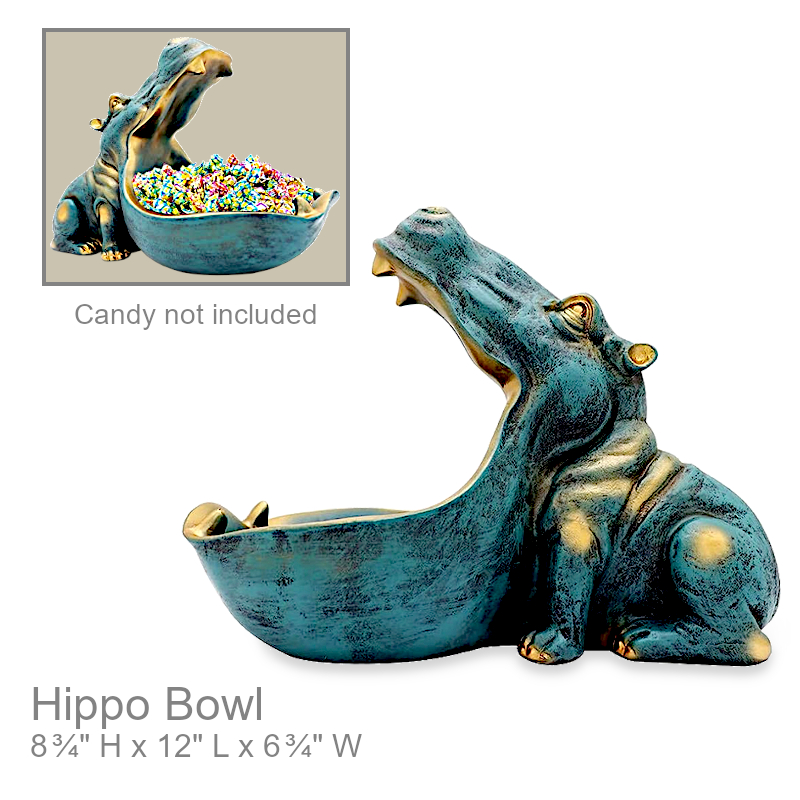 Funny Hippo Animal Shape Bowl | Office Candy Bowl