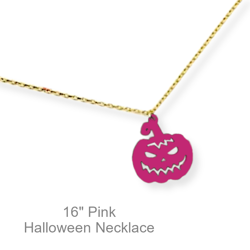 Jack-O-Lantern Necklace | Halloween