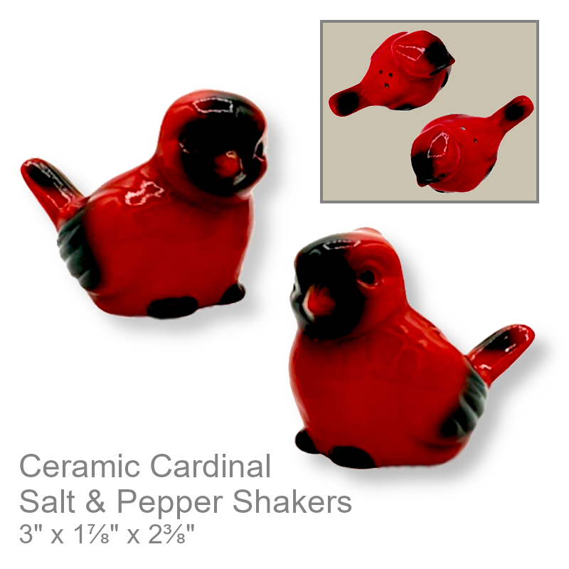Shop Now Cardinal Bird Salt and Pepper Shakers | Kitchen