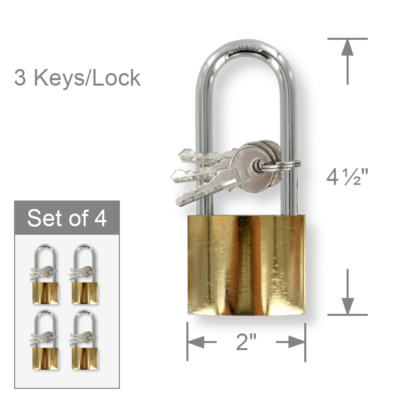 Wholesale 2 in Wide Long Shank Padlock | Tools
