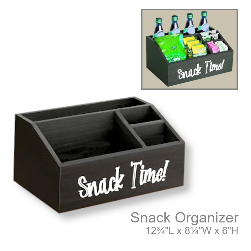 Snack Food Bar Organizer 4 Compartments | Organizers