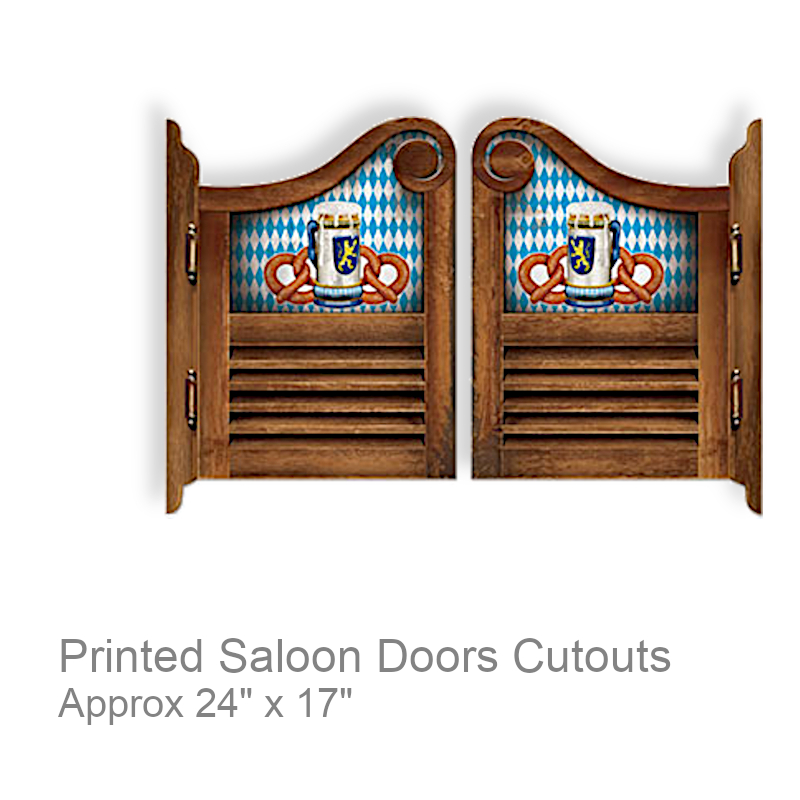 Oktoberfest Saloon Doors Cutouts | Party Decorations