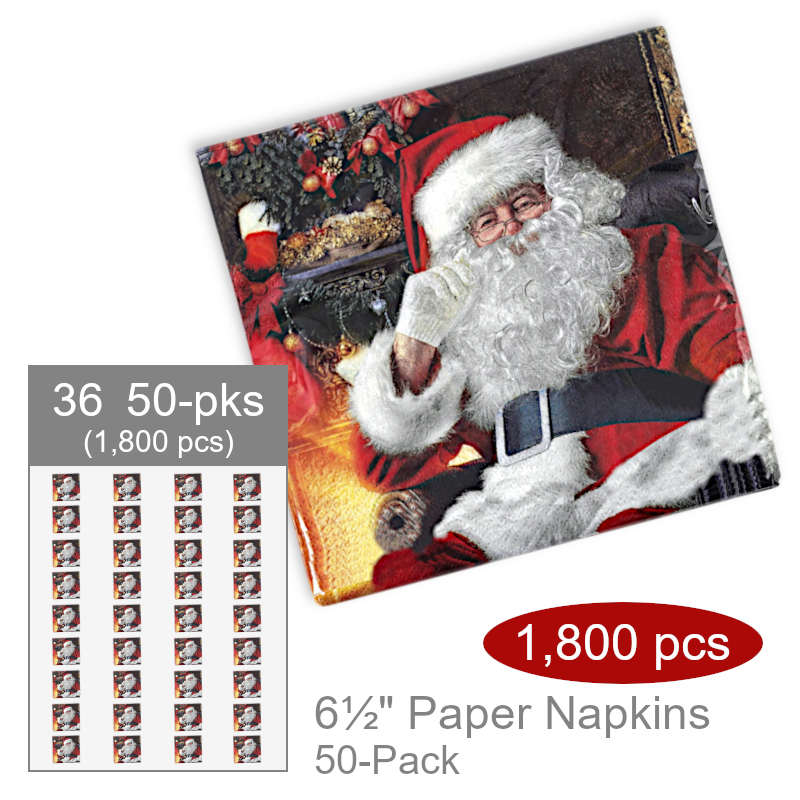 Wholesale Santa Napkins | Bulk Party Supplies