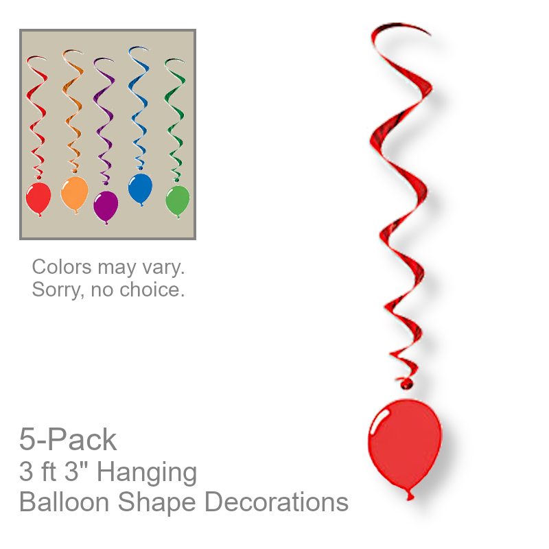 Hanging Balloon Shape Ceiling Decoration | Party Decor