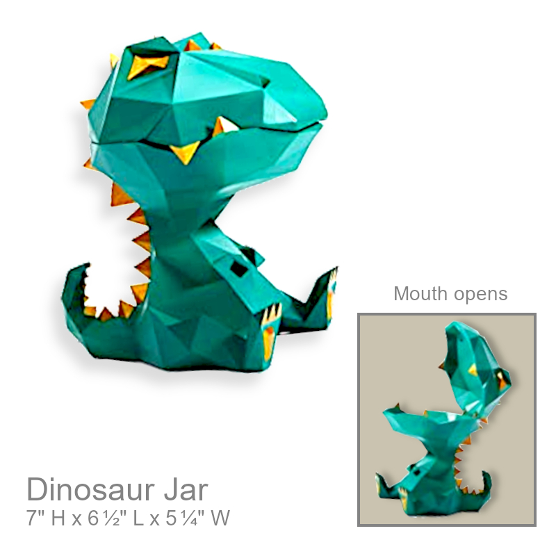 Funny Dinosaur Shaped Jar | Office Candy Jar