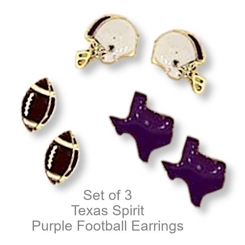 Texas Football Earrings | Team Spirit Jewelry
