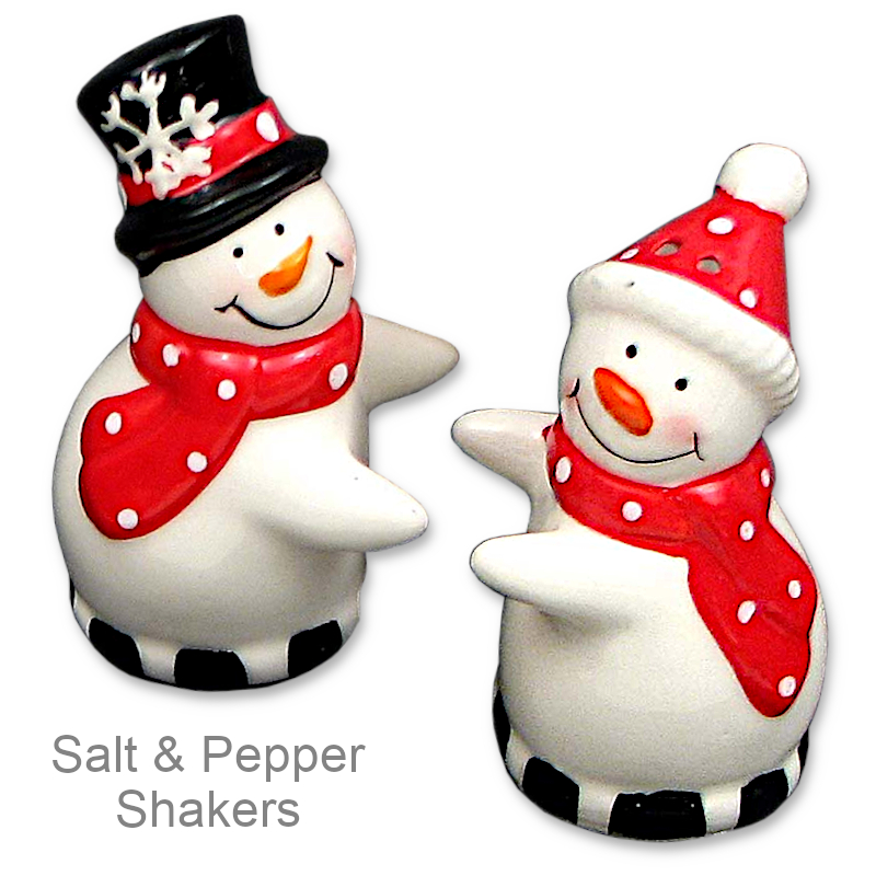 Snowman Salt & Pepper Shakers | Christmas