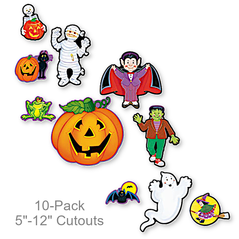 Cute Friendly Halloween Cutouts | Party Decorations