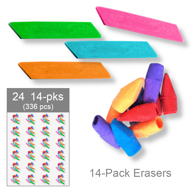 Wholesale Eraser Caps/Bevel Erasers | Office Supplies