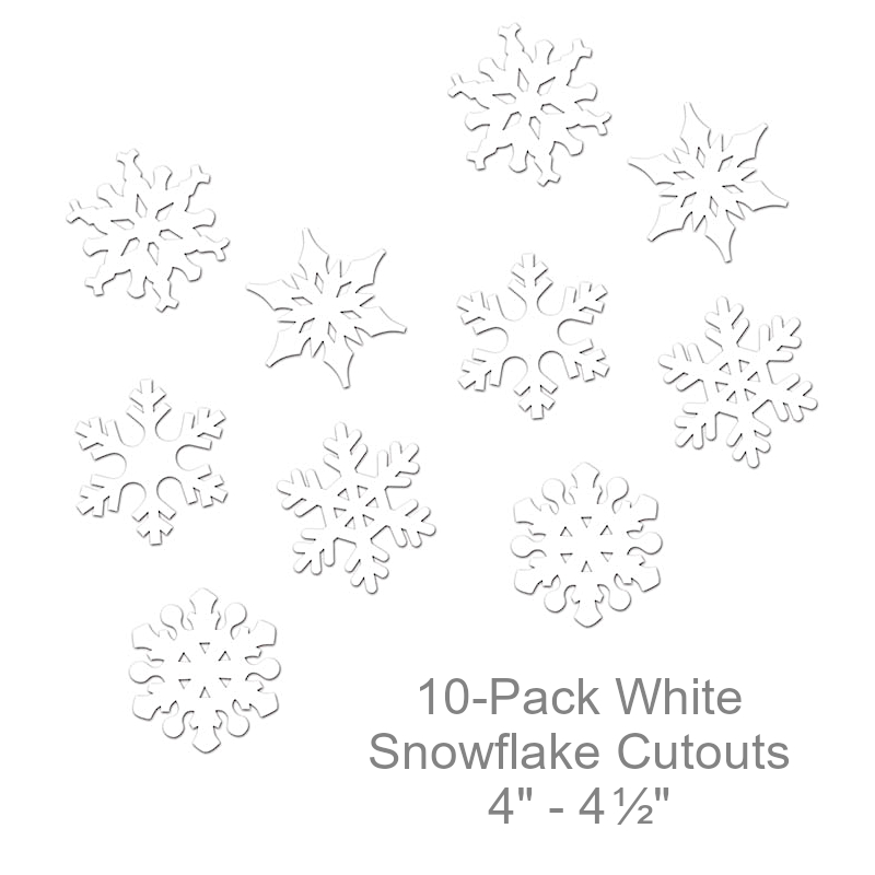 Variety Snowflake Cutouts | Party Decorations