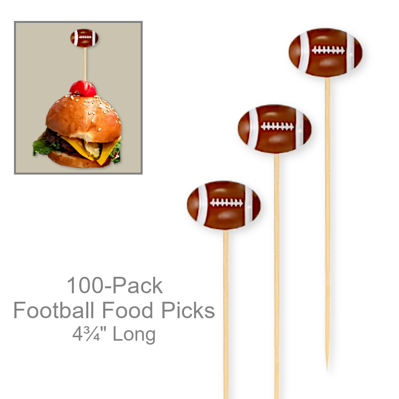 3D Football Toothpicks | Party Supplies