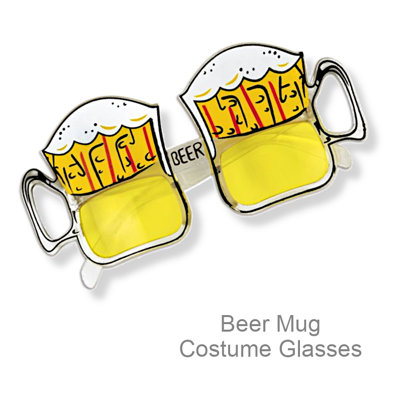 Funny Beer Lover Mug Eye Glasses | Party Supplies