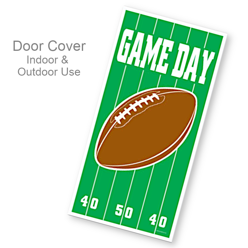 Football Themed Door Cover | Party Supplies