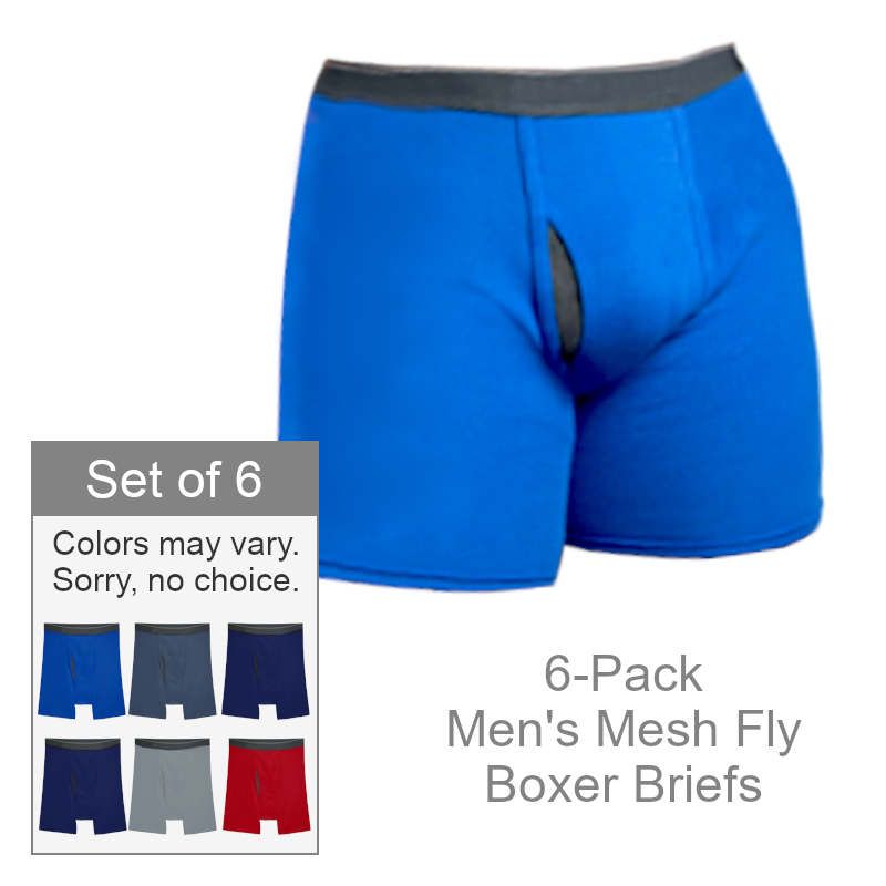Men's Mesh Fly Boxer Briefs | Mens Underwear
