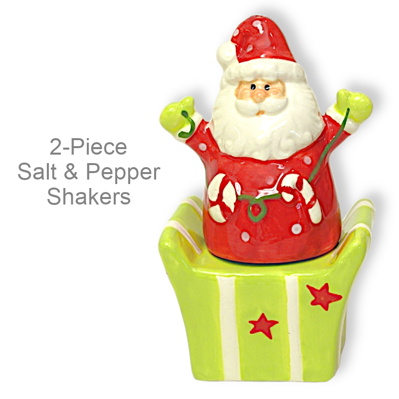 Santa Salt & Pepper Shaker | Christmas