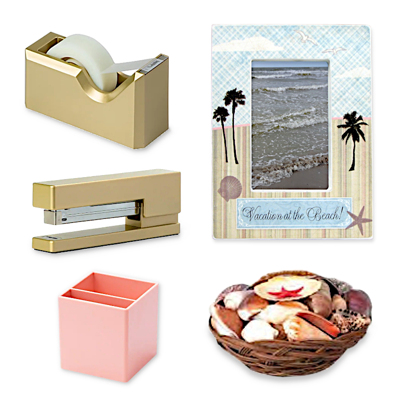 Desk Decorations Kit | Office Cubicle Accessories