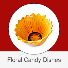 Floral Office Candy Dish