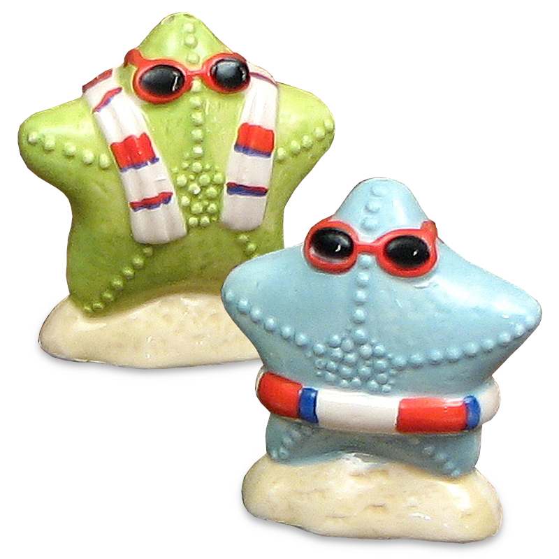 Beach Themed Salt and Pepper Shakers