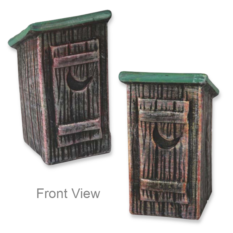 Outdoor Rustic Salt and Pepper Shaker Set