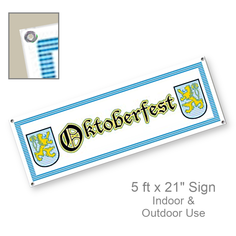 Outdoor Oktoberfest Banner | Party Decorations