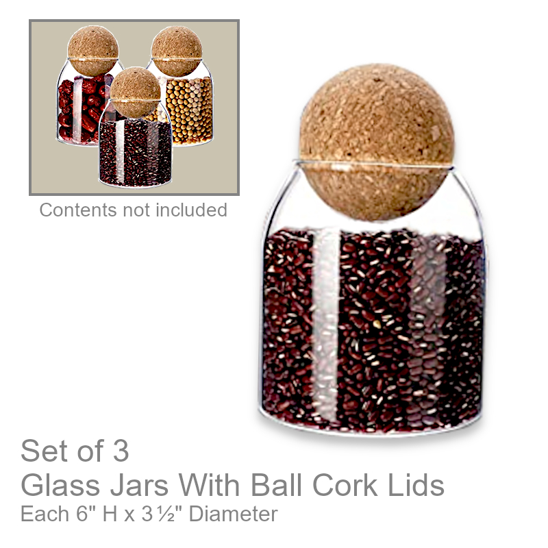 Glass Storage Jars With Ball Lids | Office Candy Jar