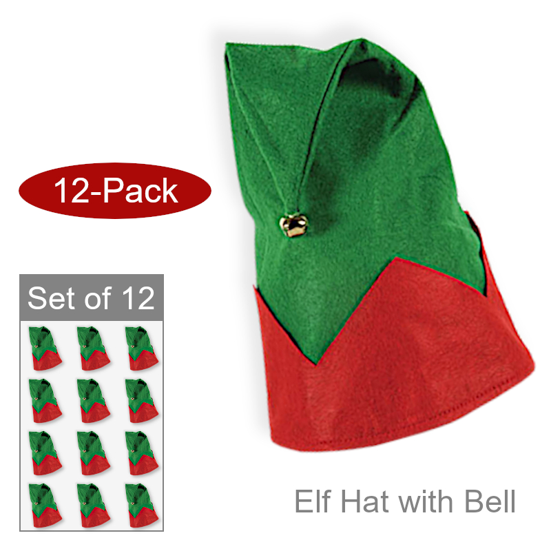 Wholesale Santa's Elf Hat w/Jingle Bell | Bulk Party