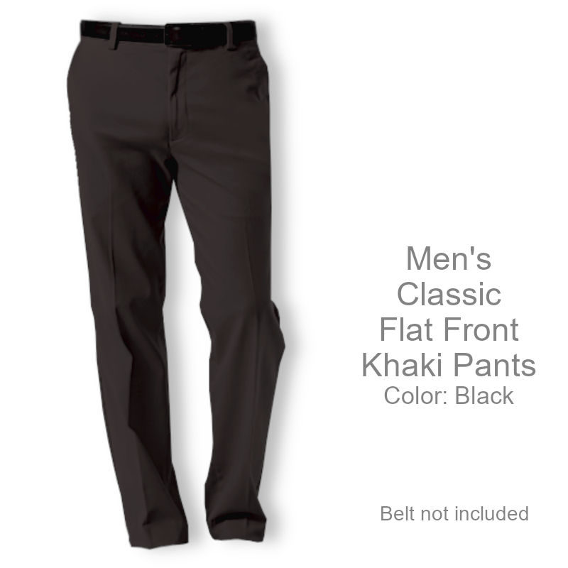 Shop Now Men's Classic Flat Front Khaki Pants | Mens Pants
