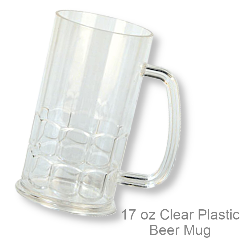 17 oz Plastic Beer Mug | Party Serveware
