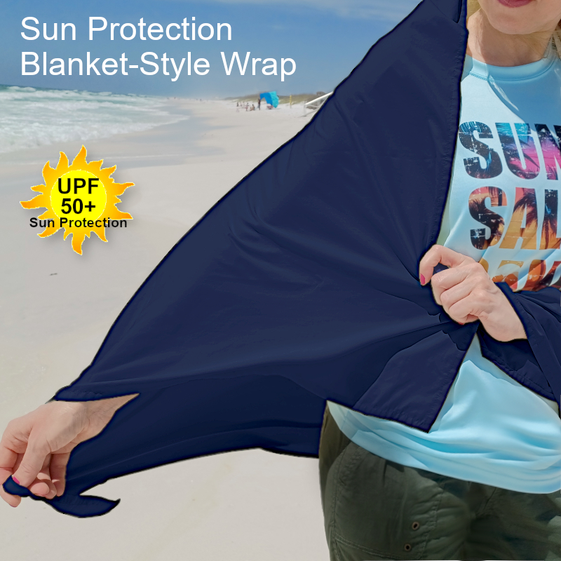 Shop Now UPF 50+ Sun Protection Blanket Wrap | UPF Clothing