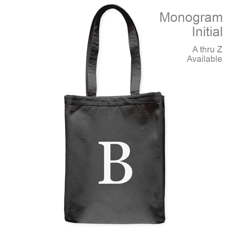 Custom Monogram Tote Bag | Personalized Initial