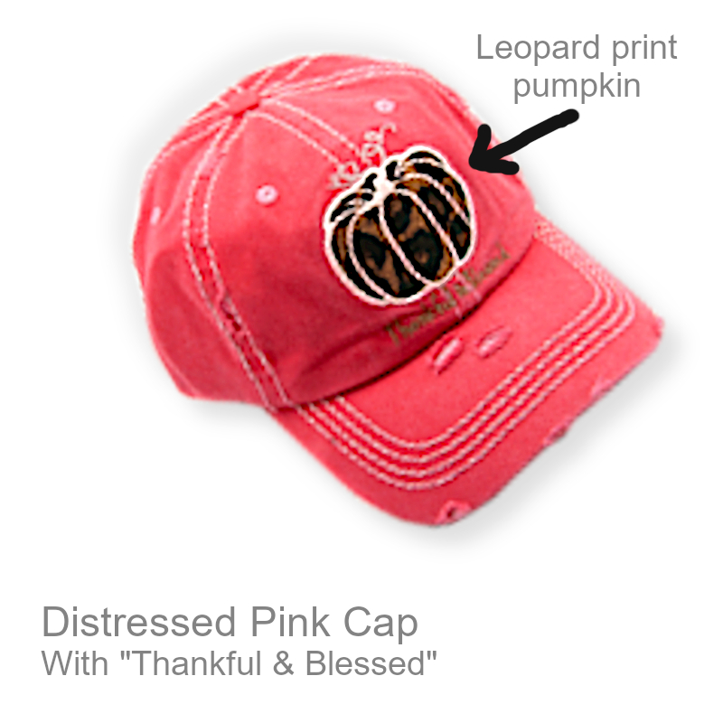 Thanksgiving Cap With Pumpkin | Fall & Thanksgiving