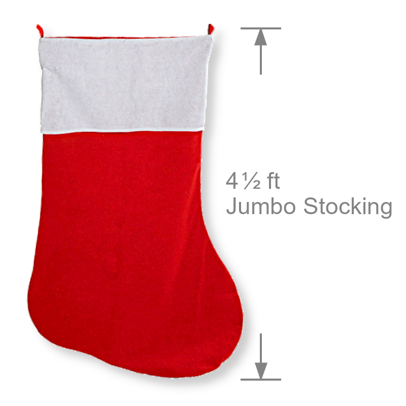 Jumbo Christmas Stocking | Party Decorations