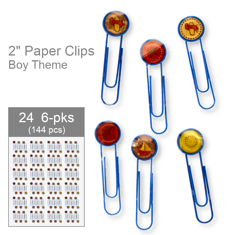 Wholesale Boy Decorative Paper Clips | Craft Supplies