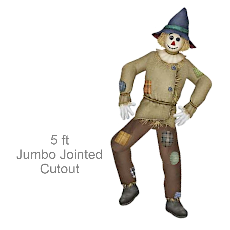 Jumbo Jointed Scarecrow Cutout | Party Decorations