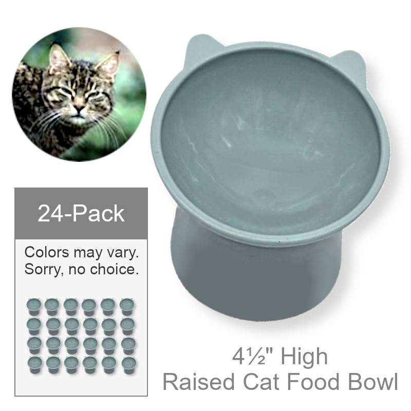 Wholesale Raised Cat Food Bowl | Bulk Cat Bowls