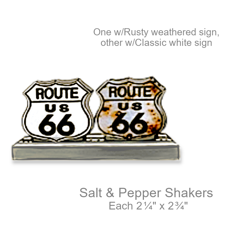 Route 66 Sign Salt & Pepper Shakers | Car & Travel