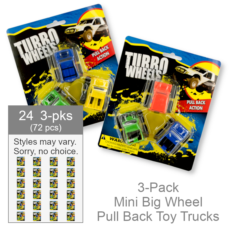 Wholesale Mini Pull Back Big Wheel Toy Trucks | Toys