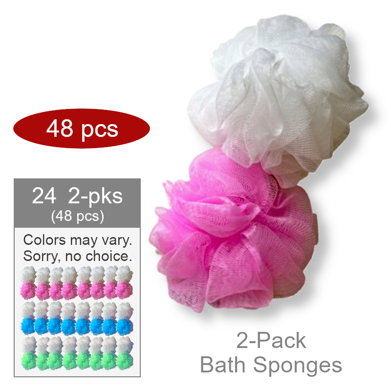 Wholesale Bath Sponge Set | Bulk Bath Sponges