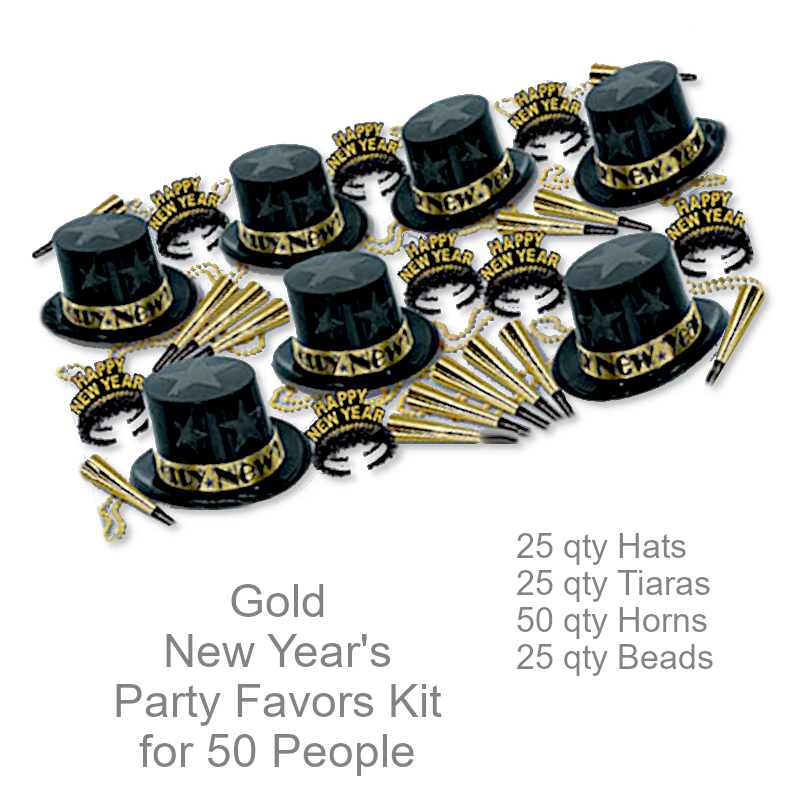 New Years Eve Party Kit for 50 People | New Year's