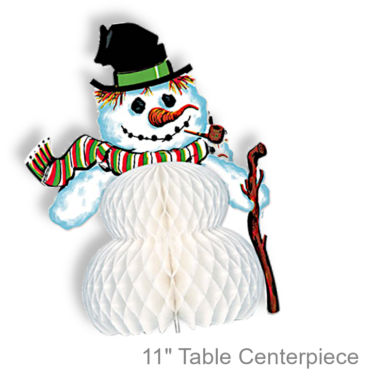 Nostalgic Snowman Centerpiece | Party Decorations