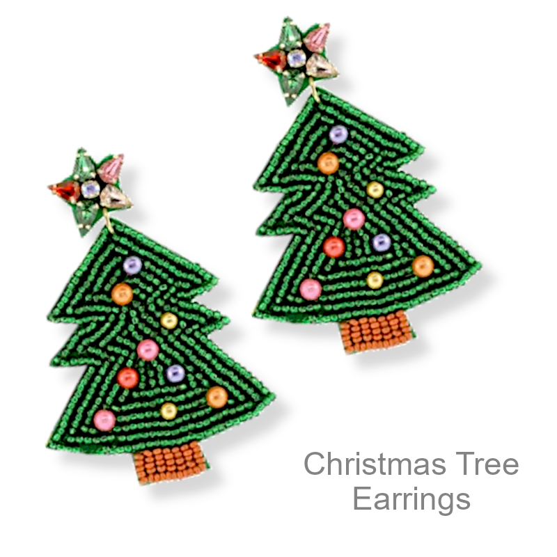 Christmas Tree Earrings | Christmas