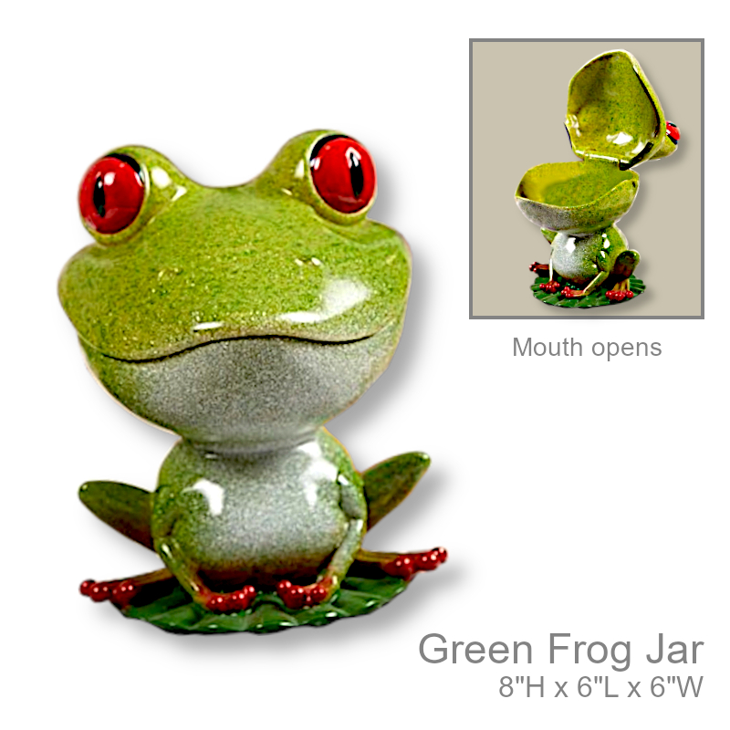 Funny Frog Jar | Office Candy Dish