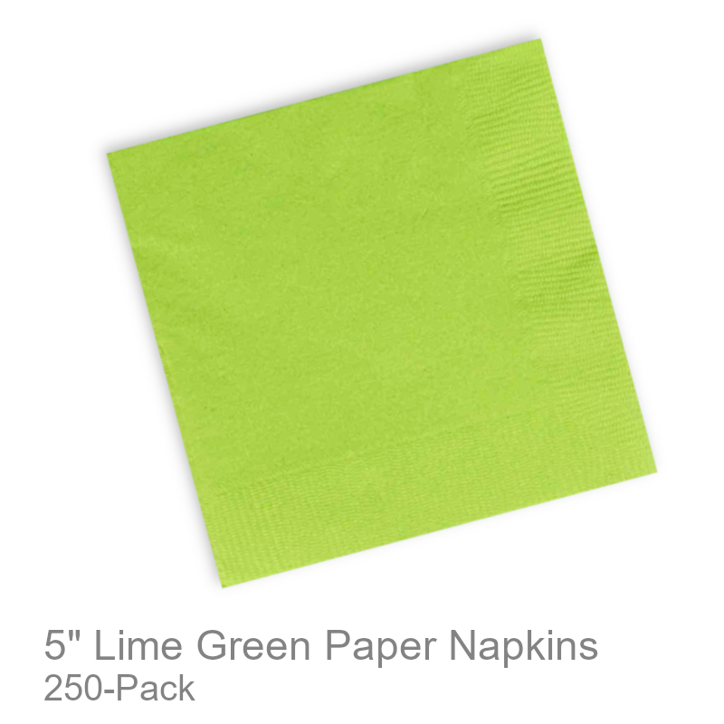 Lime Paper Beverage Cocktail Napkins | Party & Office