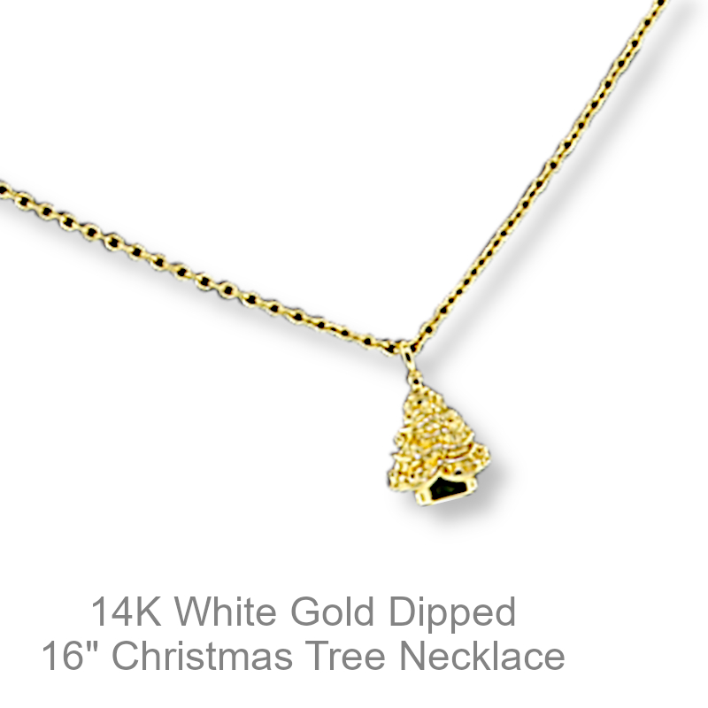 Christmas Necklace Classic Tree | Christmas Jewelry