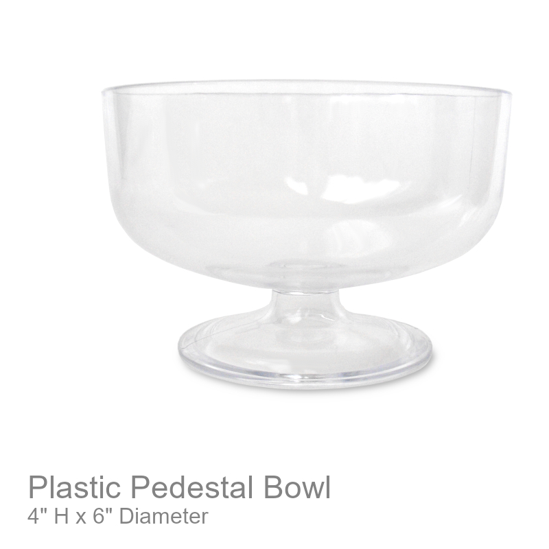 Pedestal Plastic Dish Bowl | Office Candy Bowl