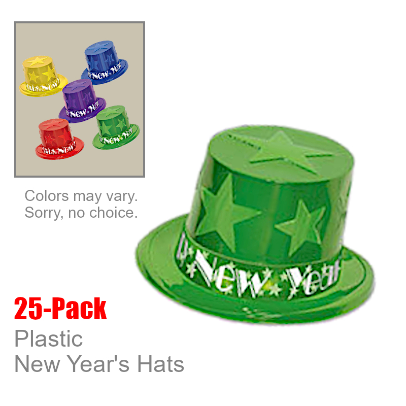 BULK New Years Hats With Stars | New Year's